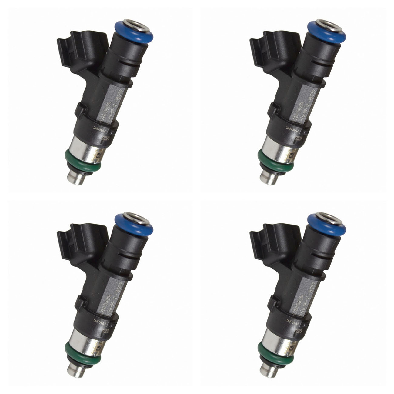 Kit 4 Inyectores Ford Fiesta 1.6 16v Reemplaza 0280158284